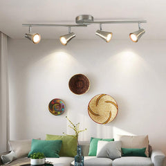 Depuley 4 Way Spotlights Ceiling Lights, Kitchen Spot Lights Rotatable, Directional Ceiling Spotlight for Kitchen, Dining Room, Bedroom, Office, Brushed Nickel, GU10 Bulbs Included - WSSD02-12B 7 | DEPULEY