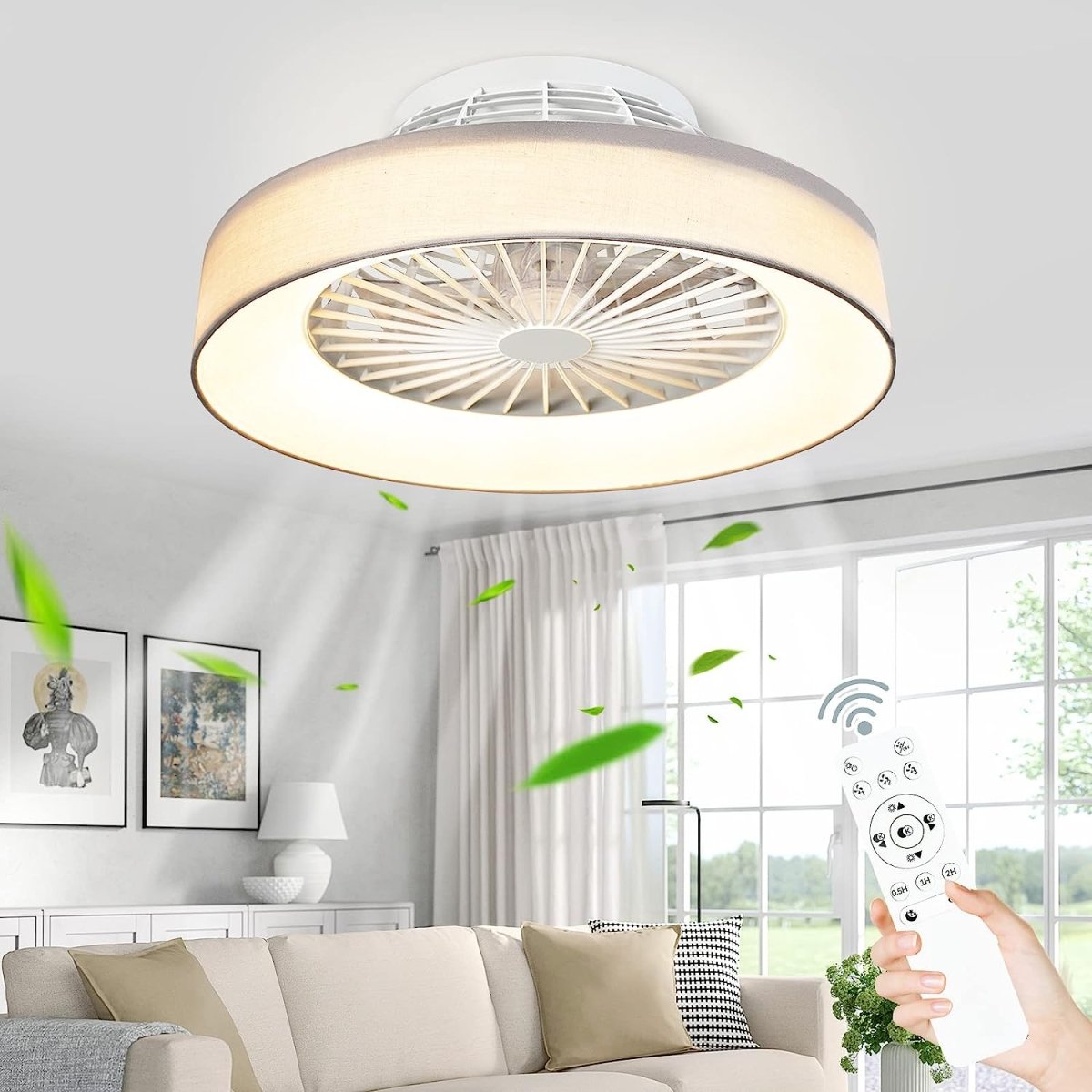 Remote Control for DLLT / DIGLED Flush Mount Starry Sky Ceiling Fans (Infrared Control Type) - WS-FPZ46~47-Remote 19 | DEPULEY