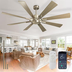 Replacement | Remote Control Set for Depuley 42/52/60/72" Celing Fan with LED Light or No Light, Indoor Outdoor Fan with Remote APP Control, 3/8 Blades - Remote - Set - WS - FPZ182 - 18B 9 | DEPULEY