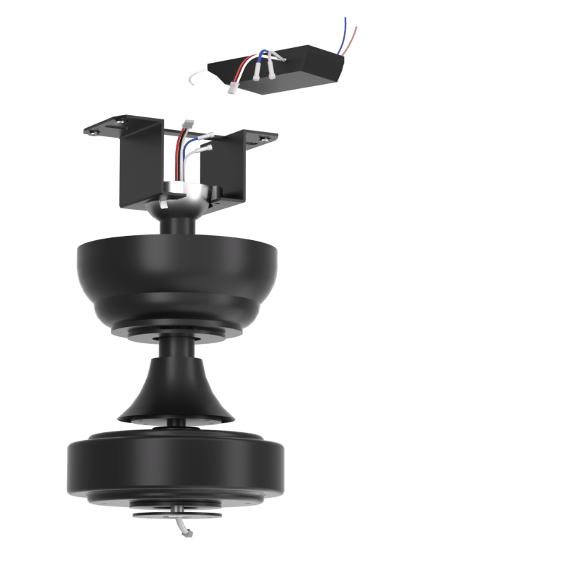 Replacement | Remote Control Set for Depuley 52 / 60 / 72 inch Celing Fan with Light or no Light, Indoor Outdoor Fan with Remote APP Control, 3/8 Blades, DC Motor Reversible 6 Speed Timer | Model: WS - FPZ180 181 182 - WS - FPZ180~182 - Remote - Set 4 | DEPULEY