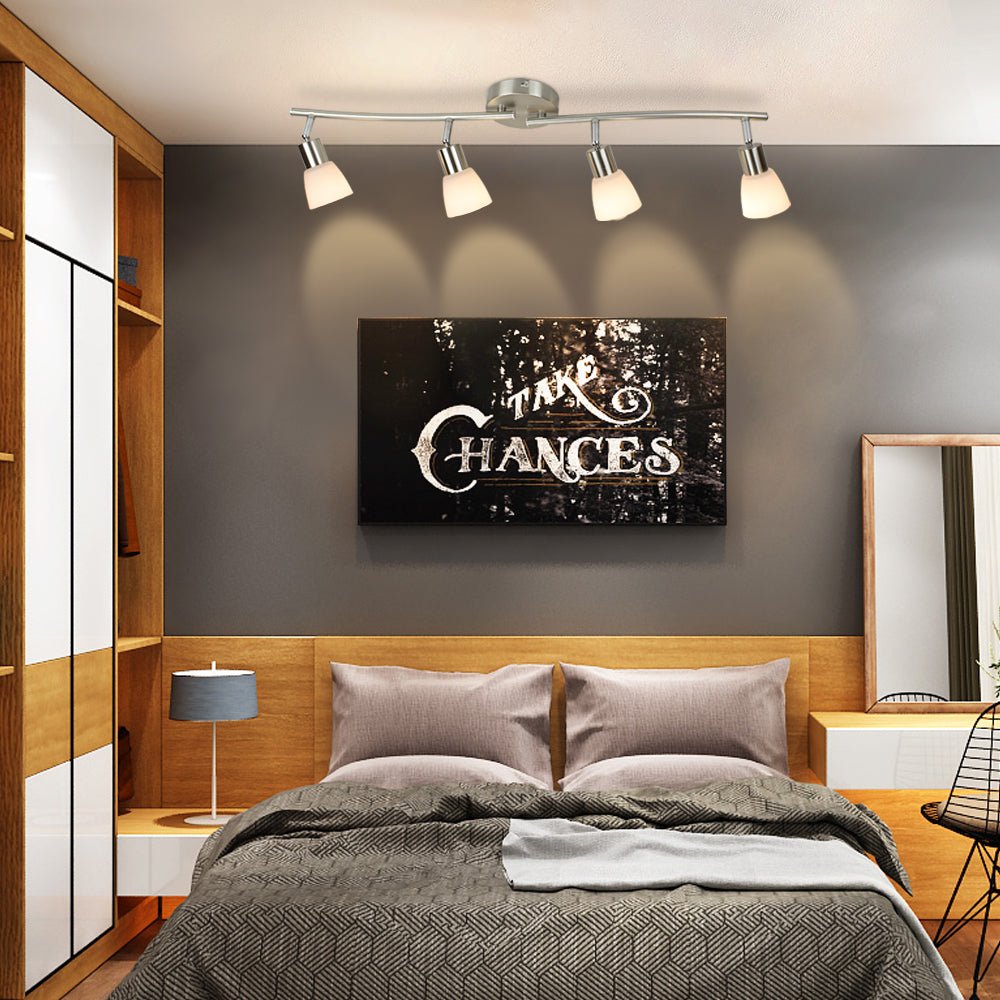 Depuley 4-Light Track Lighting Fixtures-Adjustable Directional Spotlight Ceiling Light, Bulb Included - WS-HH-S403-4 5 | Depuley