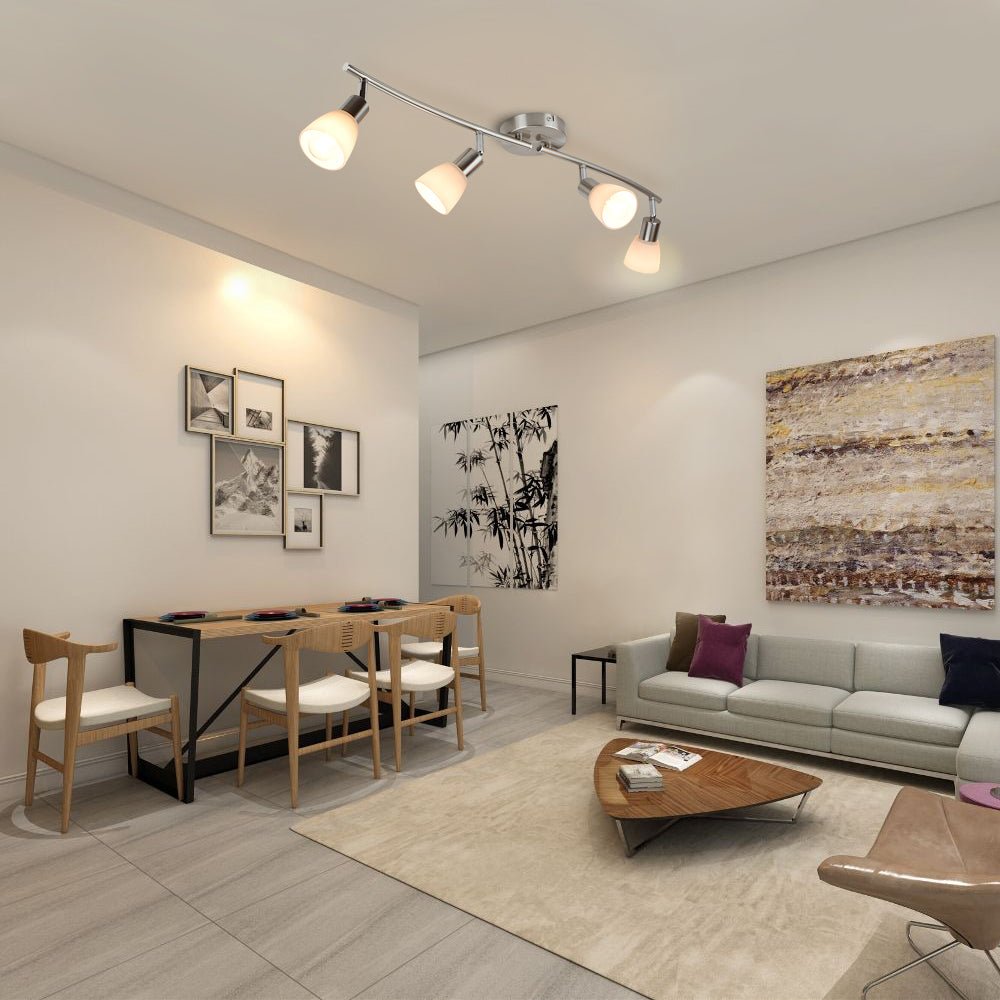 Depuley 4-Light Track Lighting Fixtures-Adjustable Directional Spotlight Ceiling Light, Bulb Included - WS-HH-S403-4 6 | Depuley