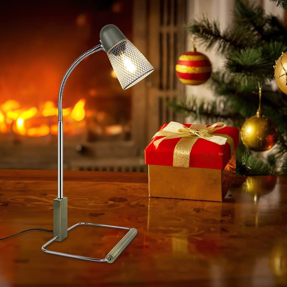 Table lamp with gooseneck reading sale light