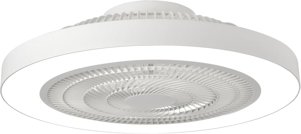 19" White Ceiling Fan with Light and Remote - WS-FPZ223-20C-WH-B 9 | DEPULEY