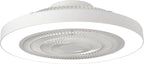 19" White Ceiling Fan with Light and Remote - WS-FPZ223-20C-WH-B 9 | DEPULEY