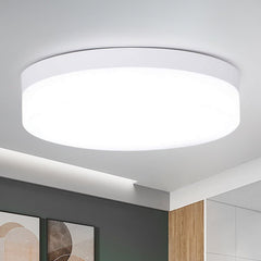 Depuley 18W Flush Mount LED Ceiling Light, 7.09 Inch 6000K Round Surface Mounted Lighting Fixture, 160W Equivalent White Ceiling Lamp for Kids Room/Closet/Bedroom/Dining Room/Bathroom, Non-Dimmable - WSPL04-18A 1 | DEPULEY