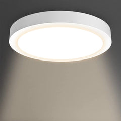 Depuley 24W/18W/12W Flush Mount LED Ceiling Light Fixture, Thin Round Surface Mounted Downlight Lamp Lighting for Closet/Bedroom/Dining Room/Kitchen/Kids Room/Dorm Room, 5000K White Daylight / 3000K Warm White Light - WSPL01-24B 4 | DEPULEY
