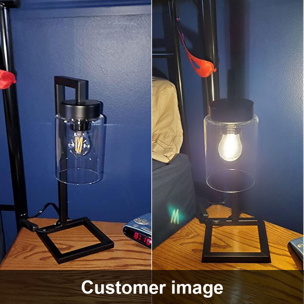Floating square black modern table lamp new arrivals