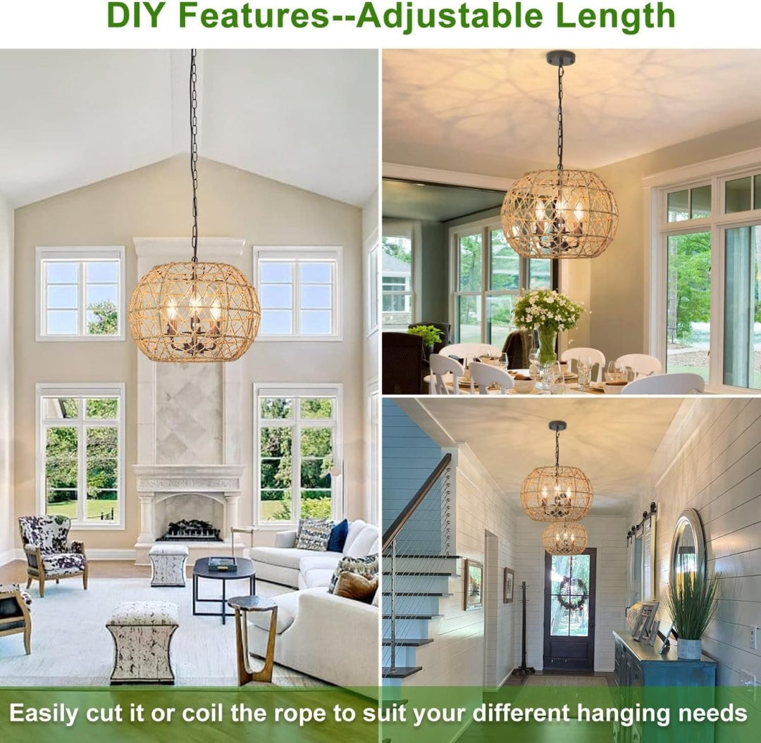 Diy rustic hanging online light