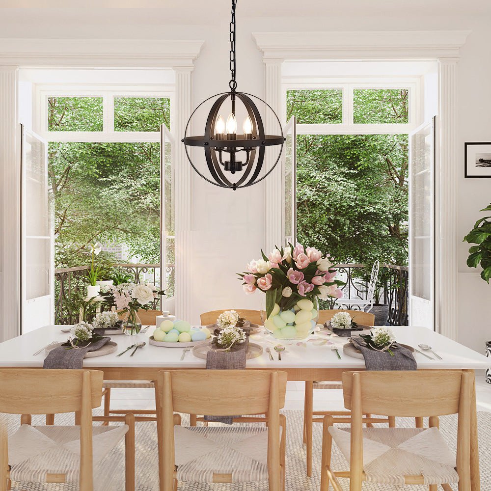 Dining Room Vintage Oyster Lights Depuley Vintage 3-Light