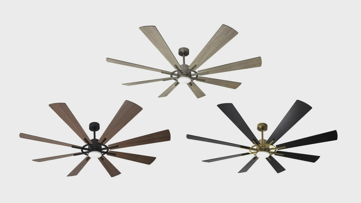 Depuley Outdoor Ceiling Fan with Light: 72 Inch Big Ceiling Fan with Remote for Patio Porch - Wood Fan Light for Indoor - Large Farmhouse Fan Reversible 8 Blade Quiet DC Motor 3CCT