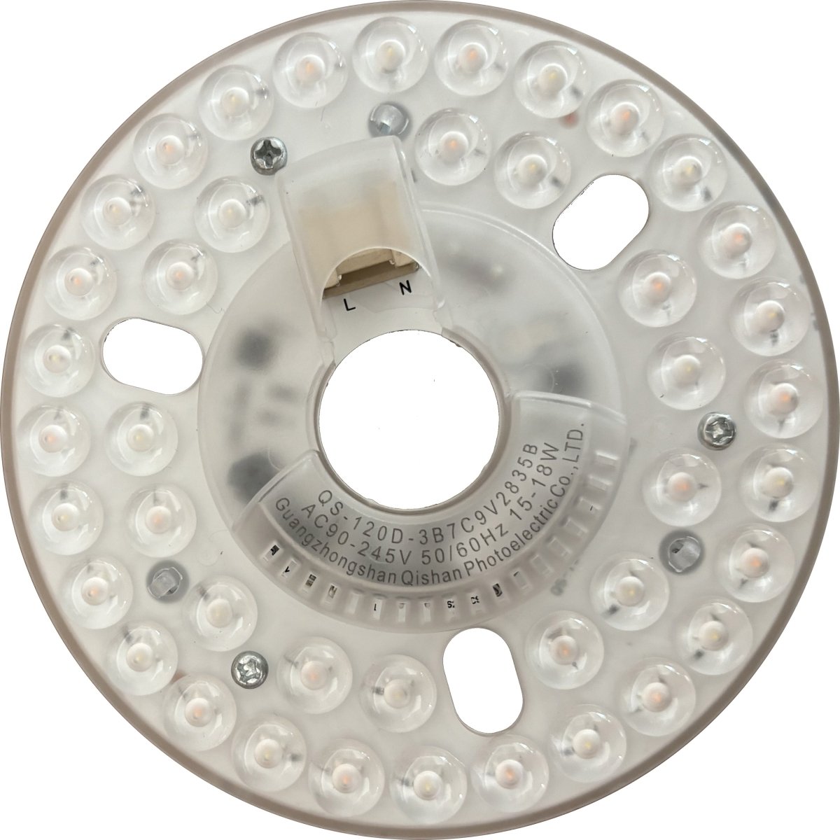 Replacement LED Module+ | for Depuley 52 / 60 / 72 inch Celing Fan with Light or no Light, Indoor Outdoor Fan with Remote APP Control, 3/8 Blades, DC Motor Reversible 6 Speed Timer | Model: WS - FPZ180 181 182 - WS - FPZ180~182 - 18C - LED - Source 1 | DEPULEY