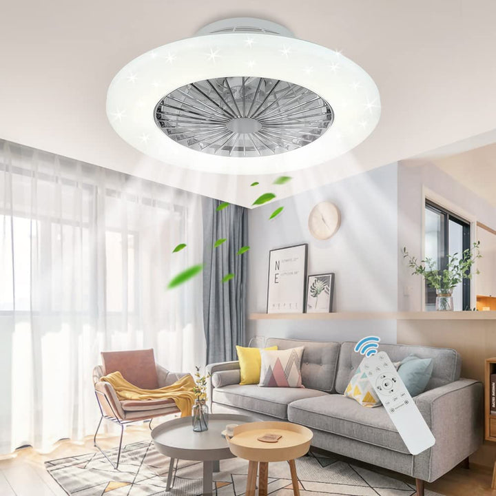 18/20/23 Inches Starry Sky Series Ceiling Fan Remote Control, Applicable To (WS-FPZ11-30C, WS-FPZ11-40C, WS-FPZ12-40C, WS-FPZ13-30C, WS-FPZ9-40C) - WSFLRM-01 4 | Depuley