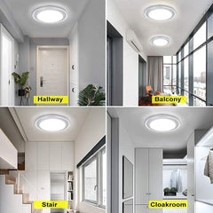 Depuley 13 Inch Flush Mount Ceiling Light Fixture, Round LED Disk Light, 22W (180W Equivalent), Cool White, 6000K Modren Surface Mount Light - WSCL06-22A 3 | Depuley