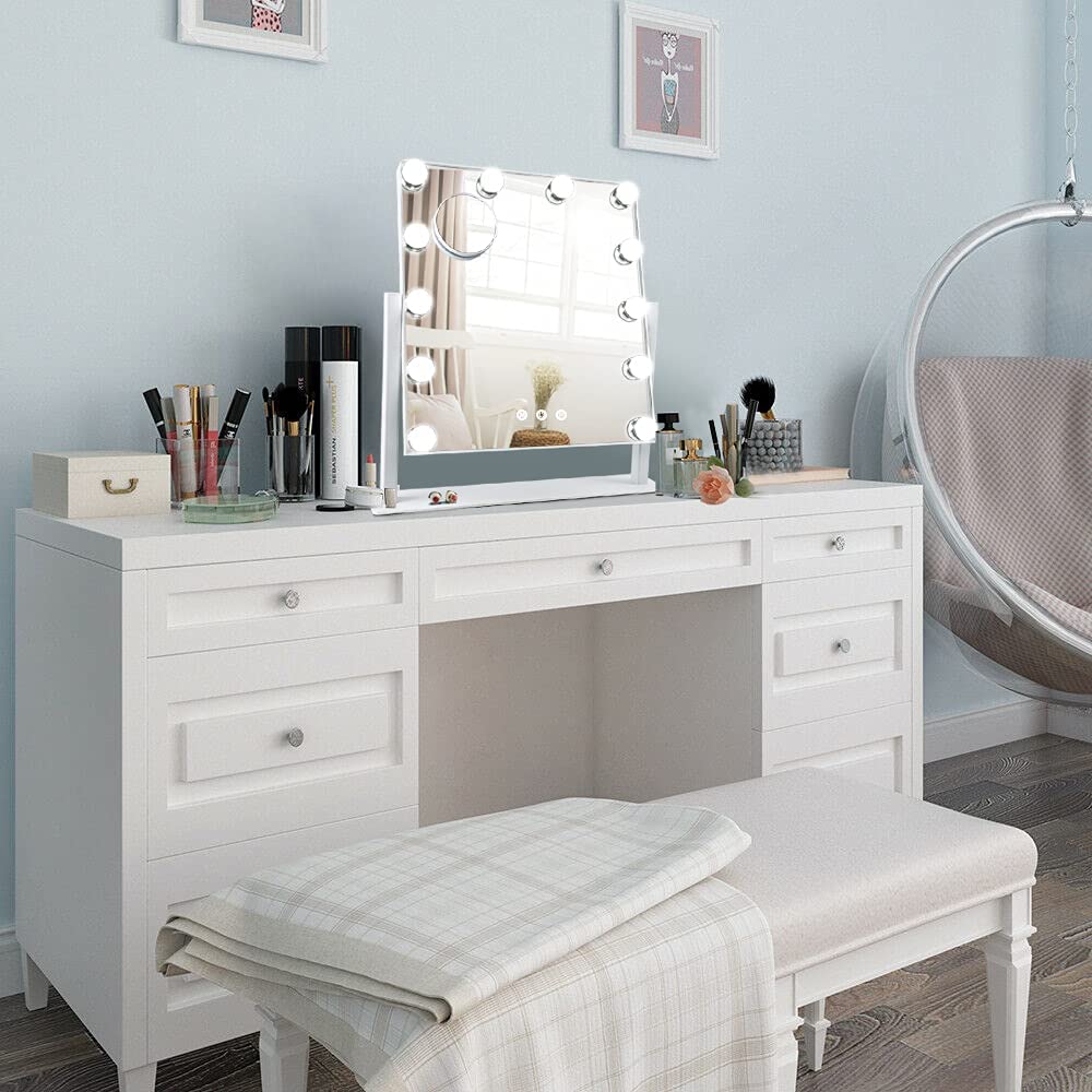 Grey hollywood mirror deals