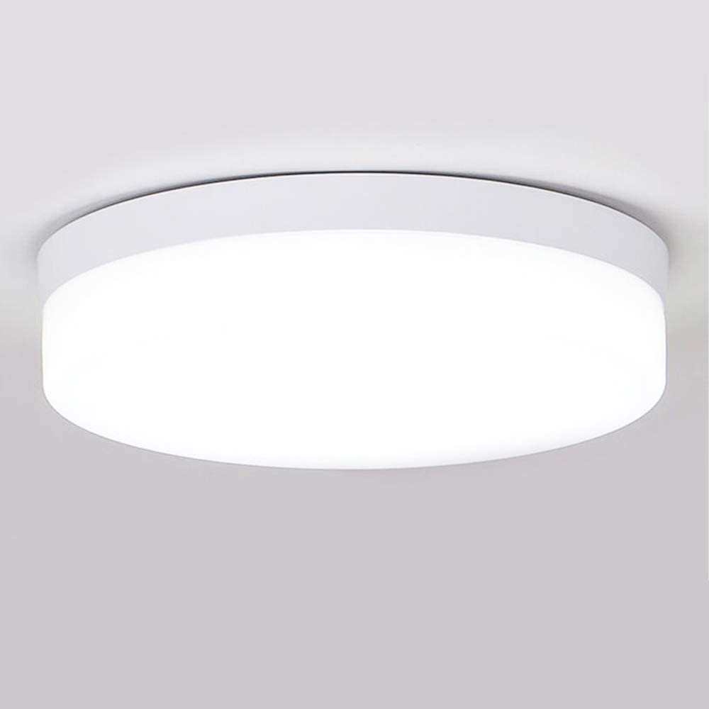 Depuley 18W Flush Mount LED Ceiling Light 7.09 Inch 6000K Round Surface Mounted Lighting Fixture 160W Equivalent White Ceiling Lamp for Kids