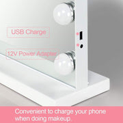 Depuley 20 x 16 In Makeup Vanity Mirror Light, Professional Plug in Light-up Mirror, Hollywood Lighted Vanity Mirror, 3 Color Dimmable Modes with Removable Magnification for Table Beauty Mirror 50 x 40 cm - WS-MPM7-10U 5 | Depuley