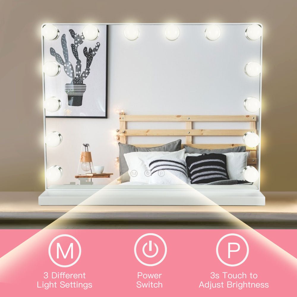 Light up bedroom mirror on sale