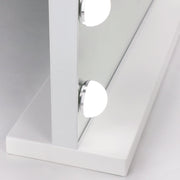 Depuley 23 x 18 In Vanity Mirror with Lights, Hollywood Large Lighted Makeup Mirror with Smart Touch Control Screen & USB-Powered 15 Dimmable LED Lights for Dressing Room, Bedroom, Tabletop, White, 58 x 44 cm - WS-MPM9-12U 12 | Depuley