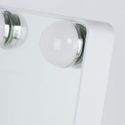 Depuley 23 x 18 In Vanity Mirror with Lights, Hollywood Large Lighted Makeup Mirror with Smart Touch Control Screen & USB-Powered 15 Dimmable LED Lights for Dressing Room, Bedroom, Tabletop, White, 58 x 44 cm - WS-MPM9-12U 13 | Depuley