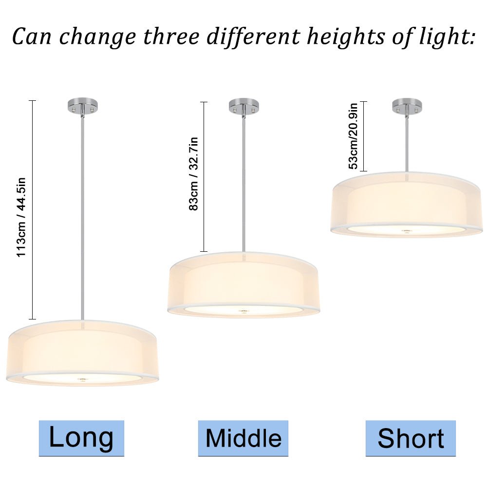 Short drum pendant hotsell