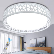 DLLT 35W Dimmable LED Ceiling Light with Remote and Round Large Design with Drawing, Flush Mount Fashion Black Ceiling Lamp for Bedroom Kitchen Dining Room Office Hall Children's Room, Timing, 3000K - 6000K, 3 Color Changeable - B0832GWPQR 21 | Depuley