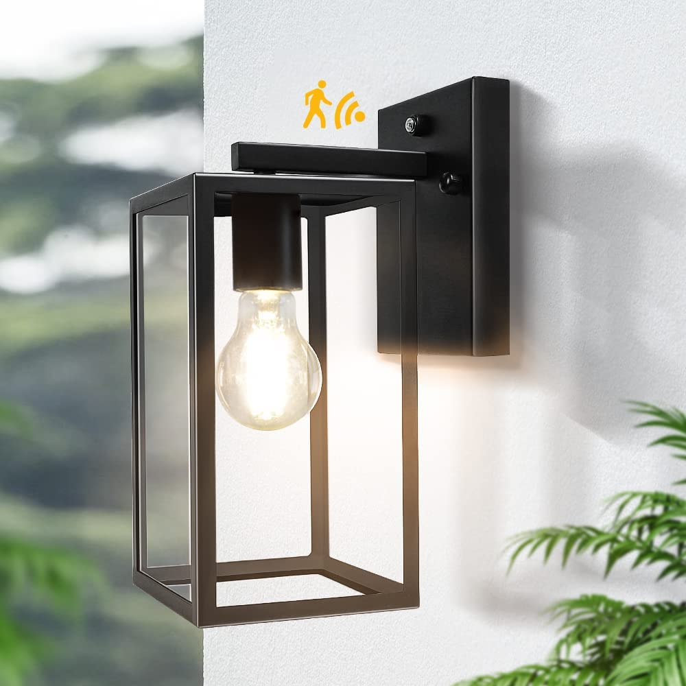 DLLT 40W Outdoor Indoor Wall Sconce, Dusk to Dawn Auto Sensor Wall