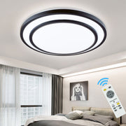 Depuley 48W Dimmable LED Ceiling Light Fixture Flush Surface Mount, 20 Inch Round Remote Control Lighting, 3 Light Color Changeable for Dining Room, Living Room, Bedroom, Office, Hotel - WSCL04-48C-S 18 | Depuley