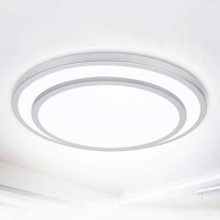 Depuley 48W Dimmable LED Ceiling Light Fixture Flush Surface Mount, 20 Inch Round Remote Control Lighting, 3 Light Color Changeable for Dining Room, Living Room, Bedroom, Office, Hotel - WSCL04-48C-S 3 | Depuley