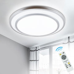 Depuley 48W Dimmable LED Flush Mount Ceiling Light with Remote - 20 Inch Close to Ceiling Lights Fixture for Bedroom/Living Room/Dining Room Lighting, 3000K-6000K Color Changeable - ‎WS-FPC3-48C 2 | Depuley