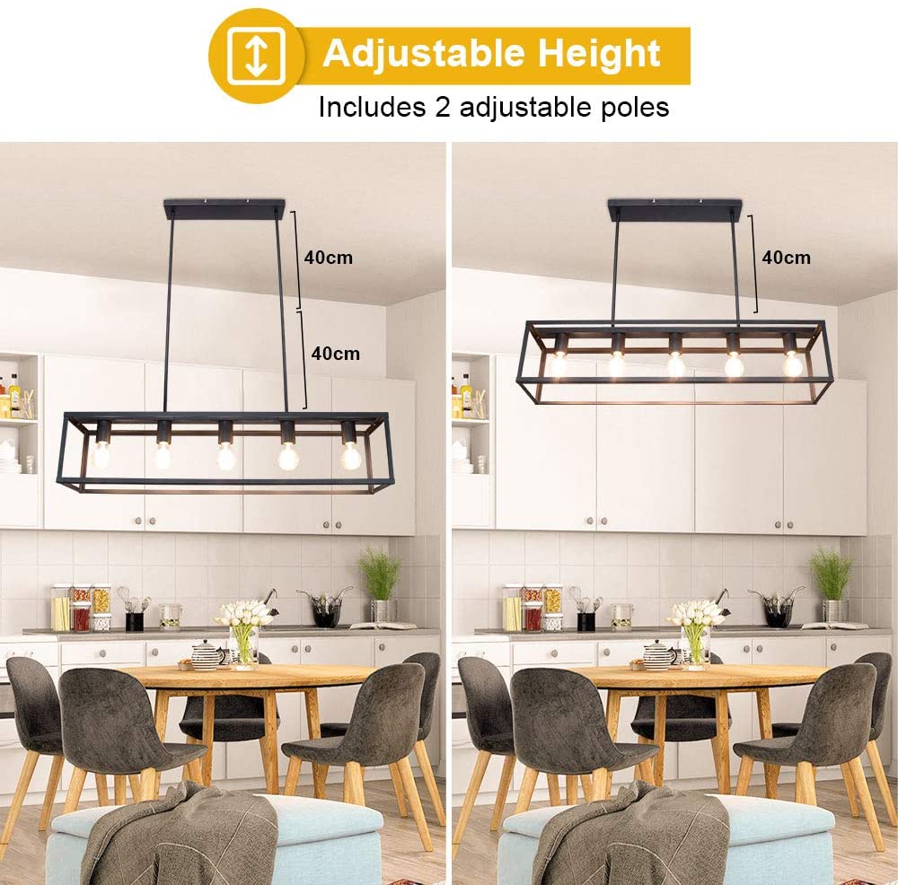 Industrial breakfast bar lights best sale