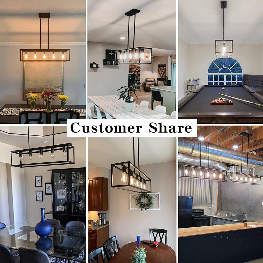 Rectangular Pendant Fixtures Rectangle Pendant 7 Light Brass