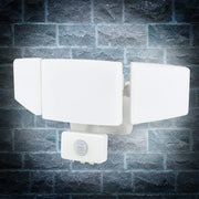 Depuley 35W Plug-In Motion Sensor Light Outdoor, Exterior LED Security Lights Fixture with 3 Adjustable Heads, Detector Flood Light for Garage Yard Porch Patio IP65 Waterproof, 6500K - B0893CRZRP 8 | Depuley
