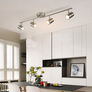 DLLT LED Track Light, Complete Track Lighting Kits, Flush Mount Ceiling Spot Lights for Kitchen, Dining Room, Bedroom, Hallway, 4 Lights-Warm Light, GU10 Lamp Base (Bulbs Included) - WSSD01-12B 11 | Depuley