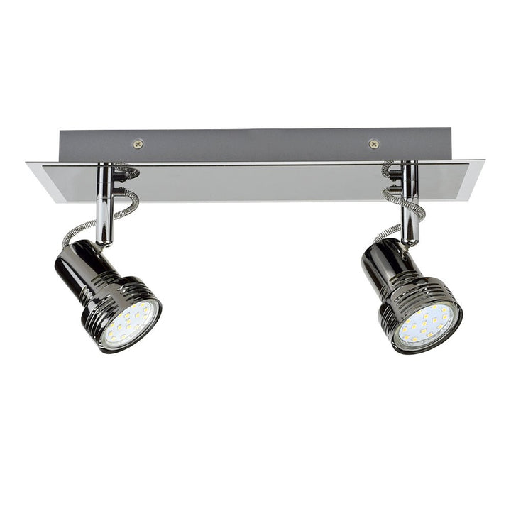 Depuley Industrial Ceiling Track Lighting, 2-Light Led Directional Track Wall Spotlight, GU10 Bulbs Inclu - WSSD06-6B 8 | Depuley