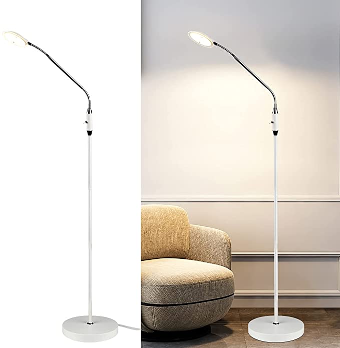 Depuley LED Floor Lamp, Reading Light Floor Lamp Gooseneck, Adjustable Reading Standing lamp Bright - WSFLL006-5BW 2 | Depuley