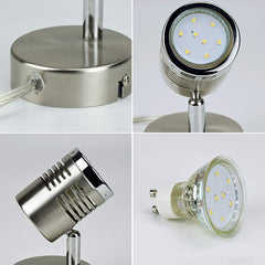 Depuley Mini Directional Wall Spot Light, Adjustable Flush Mount Ceiling Plug Track Lighting - WSSD01-3B 4 | Depuley