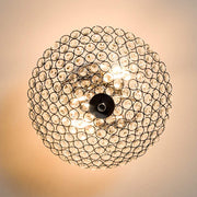 DLLT Modern Elegant Crystal Ceiling Lights,2-Light Bowl Shape Ceiling Chandeliers Lights with K9 Crystal Beads, Luxurious Semi Flush Mount Ceiling Light for LivingRoom,Bedroom - WSCL33-01 3 | Depuley