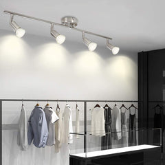 Depuley Modern LED 4 Light Track Lighting Kit, Flexibly Adjustable Decorative Accent Lamp, Bulbs Included - WSGDD01-12B 3 | Depuley