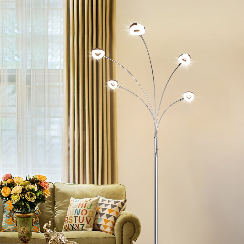 5 Light Spider Floor Lamp