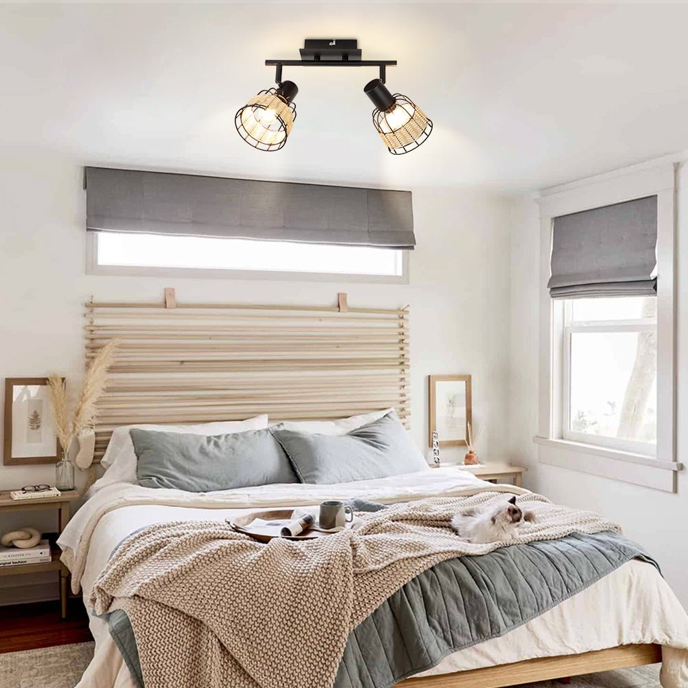 Rattan fabric spotlight sale