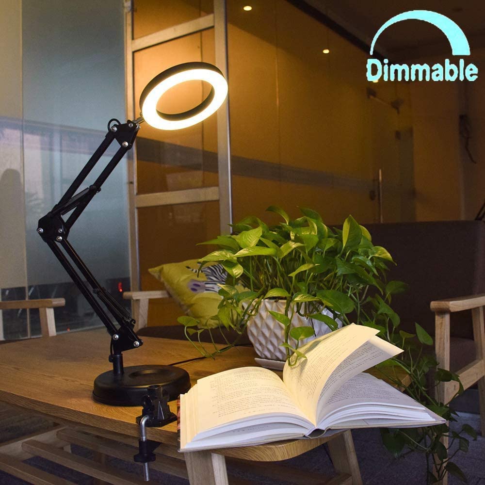 Swing arm desk lamp clamp sale