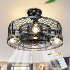Matte Black Farmhouse Caged Ceiling Fan Light Remote Control, Applicable to (WS-FPZ10-60B, WS-FPZ17-60B, WS-FPZ24-40B, WS-FPZ27-60B, WS-FPZ28-60B) - WS-FPZ17-60B-remote 6 | Depuley